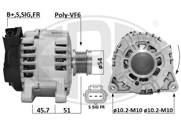 Alternator ERA 209682A