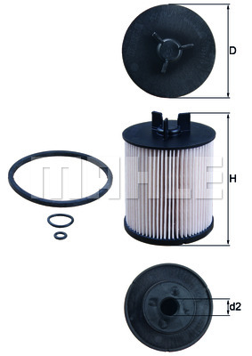 Filtr paliwa KNECHT KX 86/1D