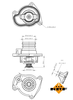 Termostat NRF 725008