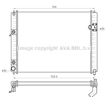 Chłodnica AVA QUALITY COOLING DN2482