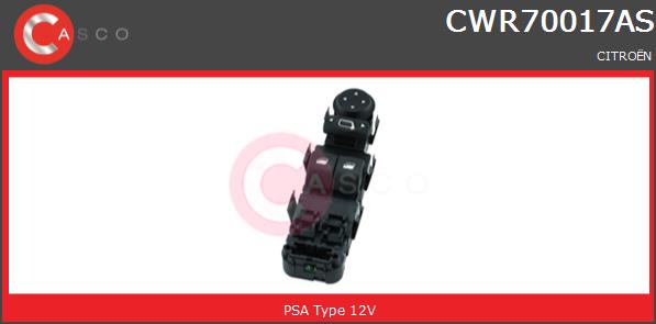 Przełącznik podnośnika szyby CASCO CWR70017AS