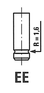 Zawór wydechowy FRECCIA R6103/BMNT