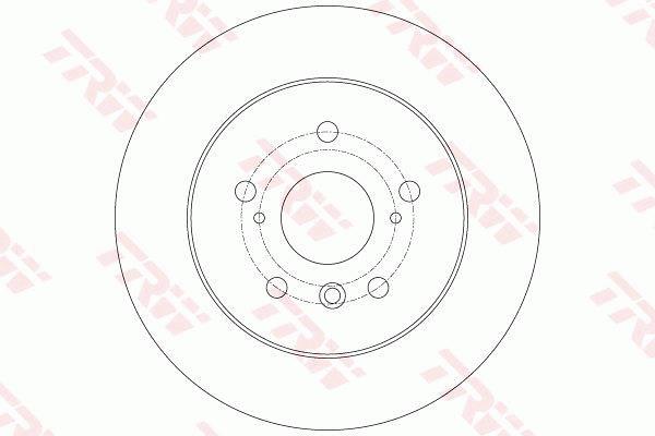 Tarcza hamulcowa TRW DF6176