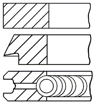 Pierścienie tłokowe GOETZE ENGINE 08-786900-00