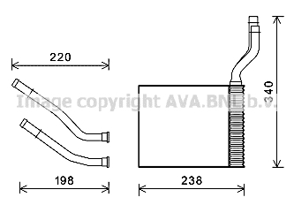 Nagrzewnica AVA QUALITY COOLING FD6464