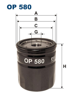 Filtr oleju FILTRON OP580