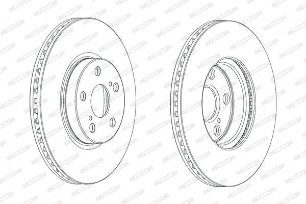 Tarcza hamulcowa FERODO DDF1865C