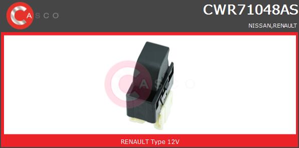Przełącznik podnośnika szyby CASCO CWR71048AS