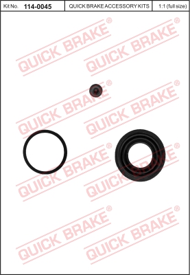 Zestaw naprawczy zacisku hamulcowego QUICK BRAKE 114-0045