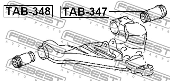 Tuleja wahacza FEBEST TAB-347