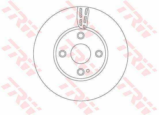 Tarcza hamulcowa TRW DF6793