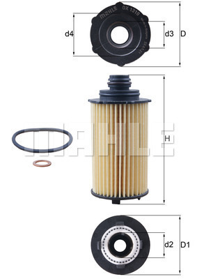 Filtr oleju KNECHT OX 1310D