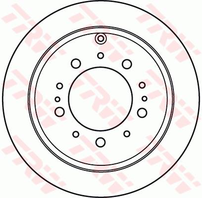 Tarcza hamulcowa TRW DF4965S