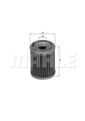 Filtr oleju MAHLE OX 407