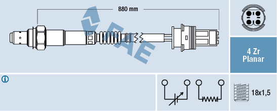 Sonda lambda FAE 77270