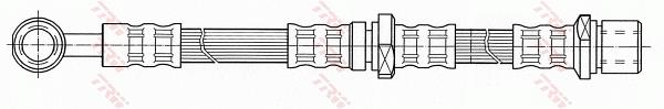 Przewód hamulcowy elastyczny TRW PHD435