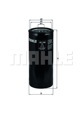 Filtr oleju MAHLE OC 246