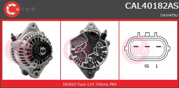 Alternator CASCO CAL40182AS