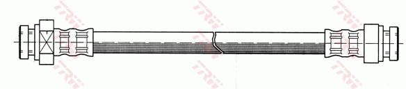 Przewód hamulcowy elastyczny TRW PHA188