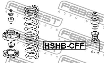 Osłona  miecha powietrznego FEBEST HSHB-CFF