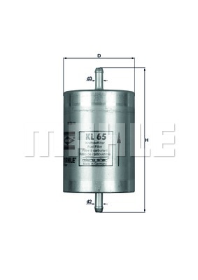 Filtr paliwa KNECHT KL 65