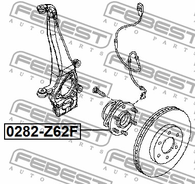 Piasta koła FEBEST 0282-Z62F