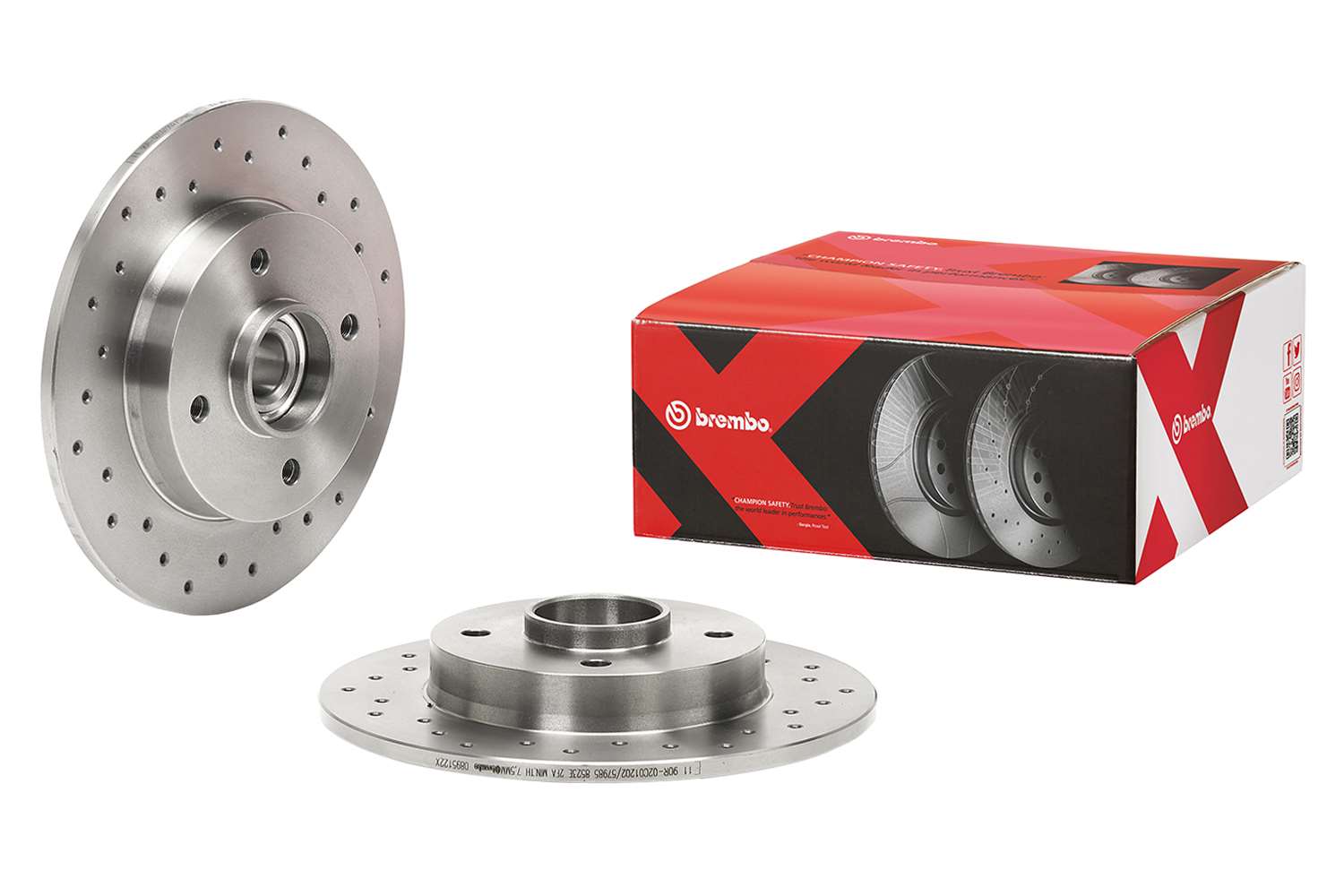 Tarcza hamulcowa BREMBO 08.9512.2X