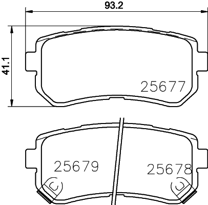 Klocki hamulcowe HELLA PAGID 8DB 355 020-851