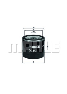 Filtr oleju MAHLE OC 242