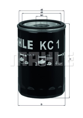 Filtr paliwa KNECHT KC 1