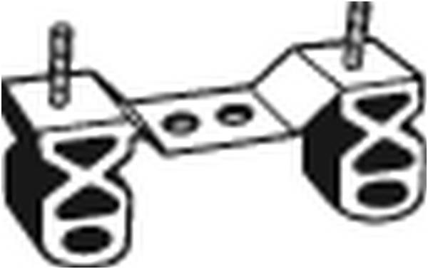 Wieszak ukladu wydechowego BOSAL 255-542