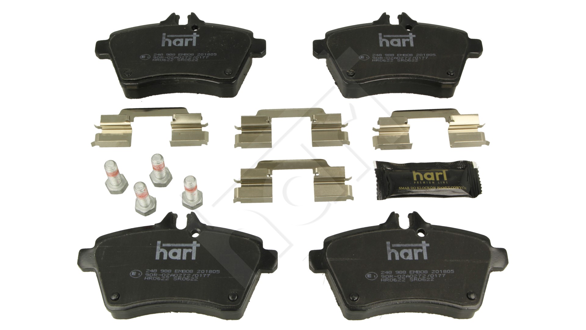 Klocki hamulcowe HART 248 988