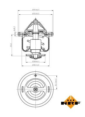 Termostat NRF 725110