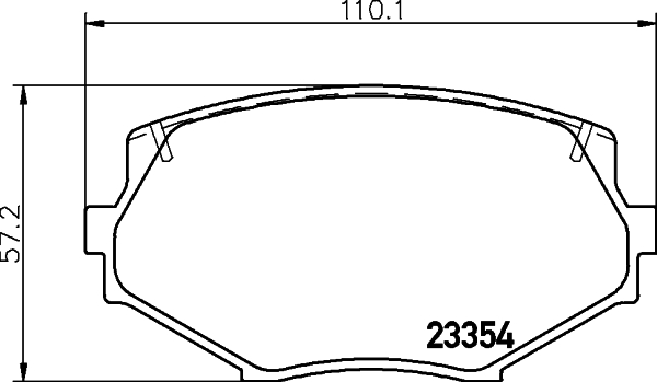 Klocki hamulcowe HELLA 8DB 355 016-861