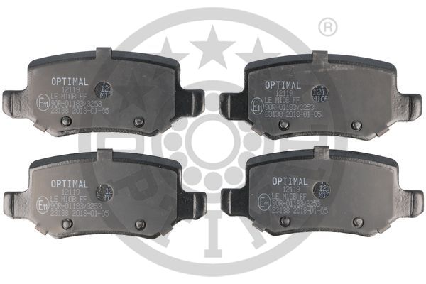 Klocki hamulcowe OPTIMAL BP-12119