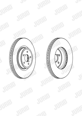 Tarcza hamulcowa JURID 562945JC-1