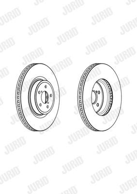 Tarcza hamulcowa JURID 562945JC-1