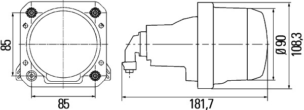 Reflektor HELLA 1AL 009 998-001