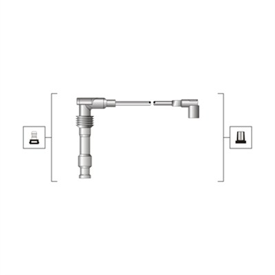 Przewody zapłonowe MAGNETI MARELLI 941319170108