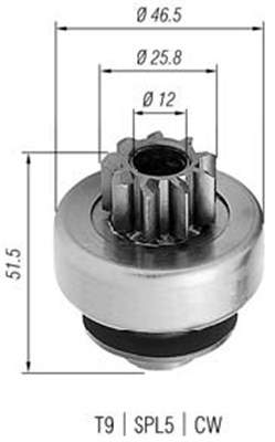 Bendiks rozrusznika MAGNETI MARELLI 940113020248