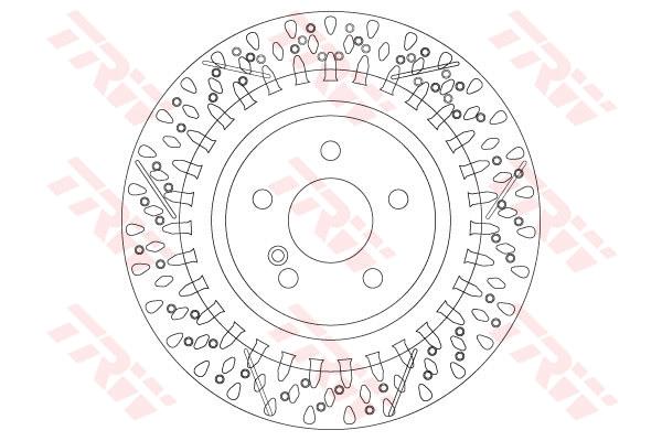 Tarcza hamulcowa TRW DF6900