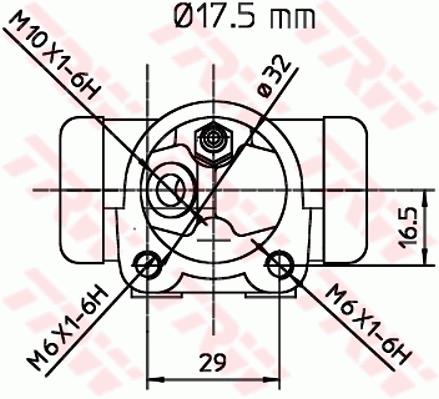 Cylinderek TRW BWC247