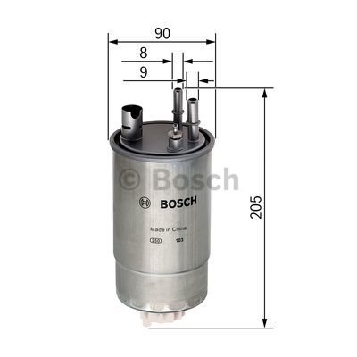 Filtr paliwa BOSCH F 026 402 054