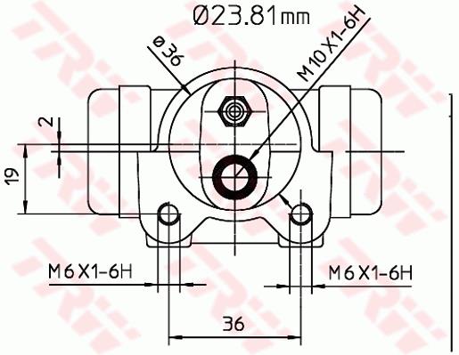 Cylinderek TRW BWK224
