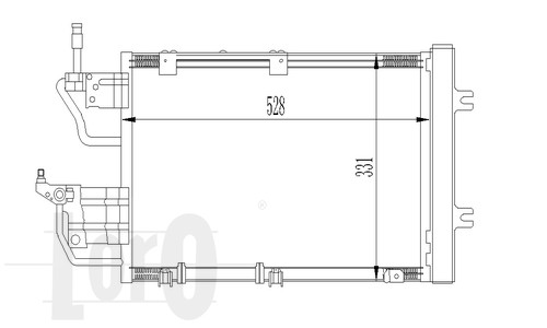 Skraplacz klimatyzacji ABAKUS 037-016-0035