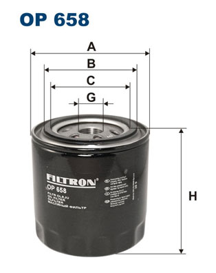 Filtr oleju FILTRON OP658
