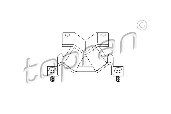 Poduszka silnika TOPRAN 205 135