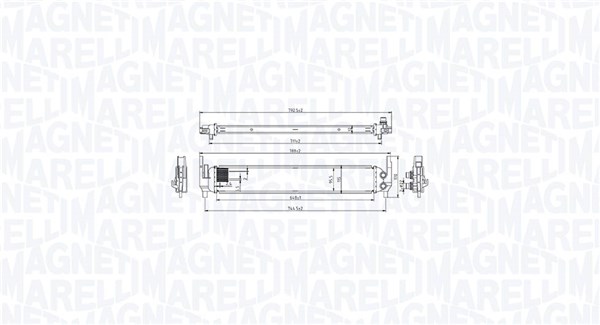 Chłodnica powietrza doładowującego MAGNETI MARELLI 351319206060