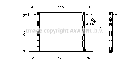 Skraplacz klimatyzacji AVA QUALITY COOLING MS5220