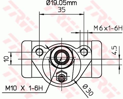 Cylinderek TRW BWD289